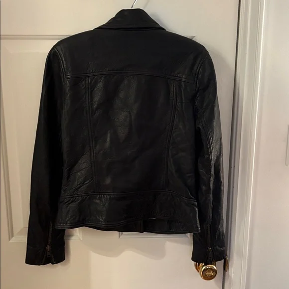 Treasure and Bond Black Leather Jacket - Small - Picture 2 of 3